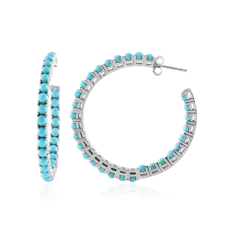 Sleeping Beauty-Türkis-Silberohrringe (Faszination Türkis) Sleeping Beauty-Türkis-Silberohrringe (Faszination Türkis)