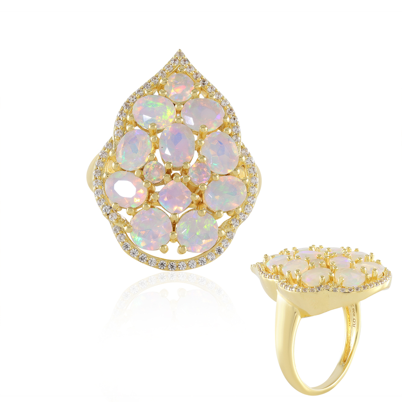 Welo-Opal-Silberring Welo-Opal-Silberring