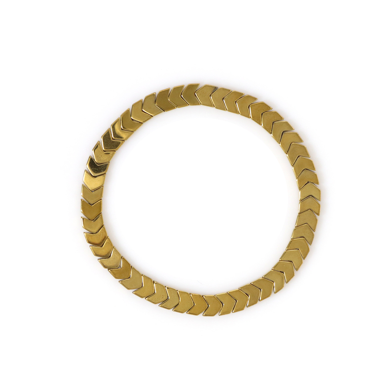 Goldener Hämatit-Armband