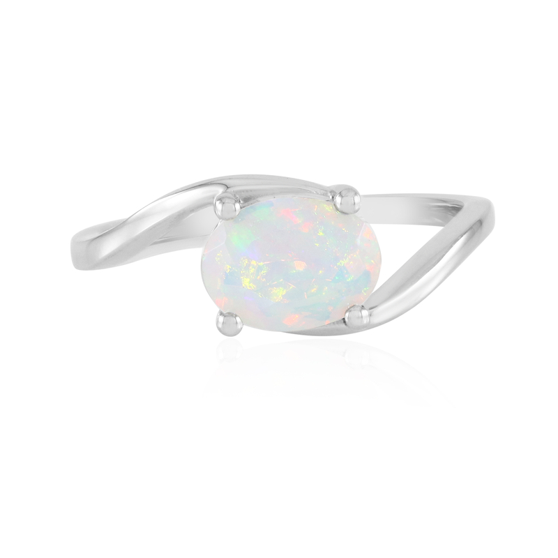 Welo-Opal-Silberring