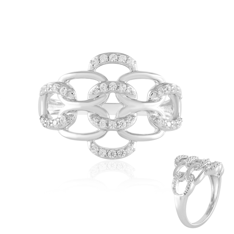 Zirkon-Silberring Zirkon-Silberring