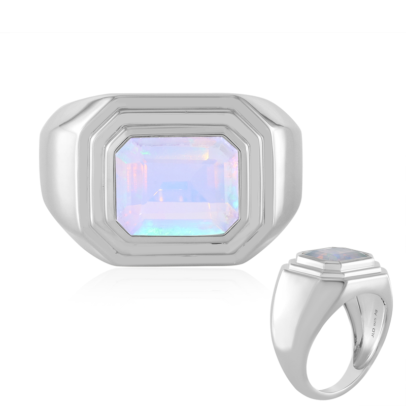 Welo-Opal-Silberring Welo-Opal-Silberring