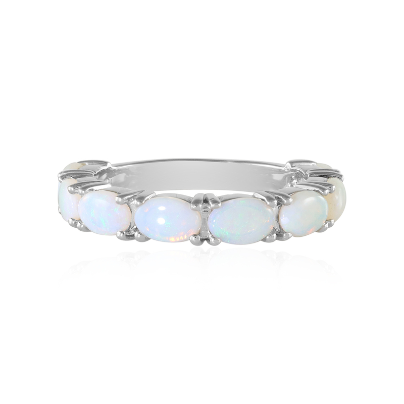 Australischer Opal-Silberring Australischer Opal-Silberring
