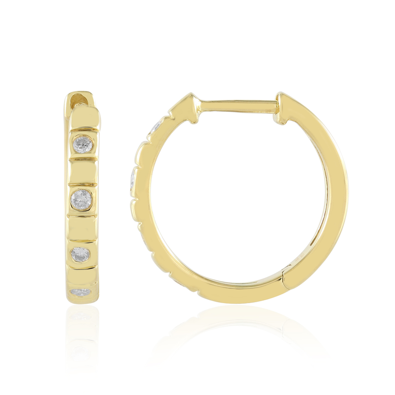 I2 (H) Brillant-Silberohrringe