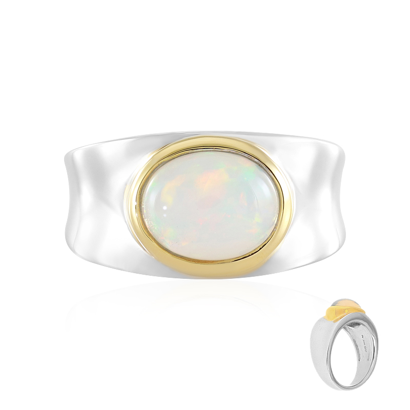 Welo-Opal-Silberring