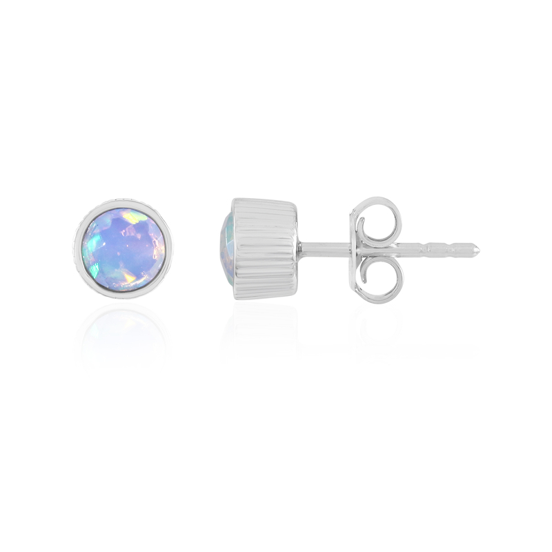 Welo-Opal-Silberohrringe