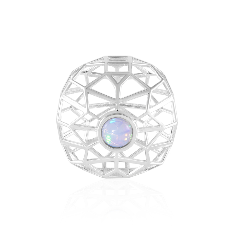 Welo-Opal-Silberanhänger (MONOSONO COLLECTION)