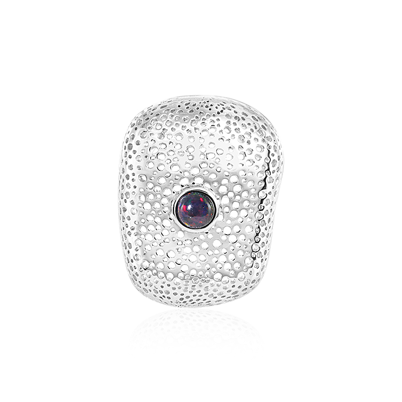 Mezezo-Opal-Silberanhänger (MONOSONO COLLECTION)