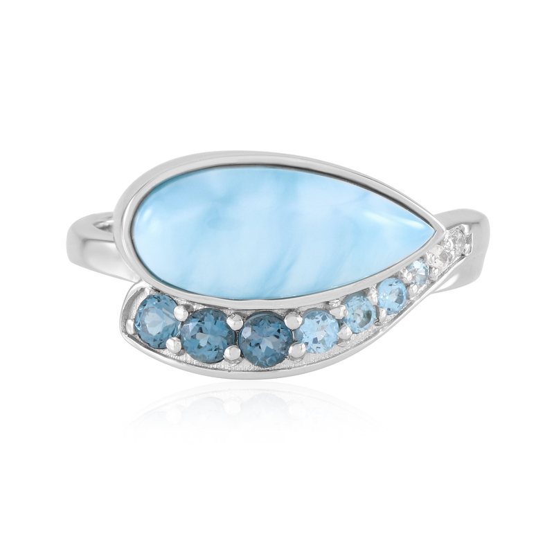 Larimar-Silberring (KM by Juwelo)