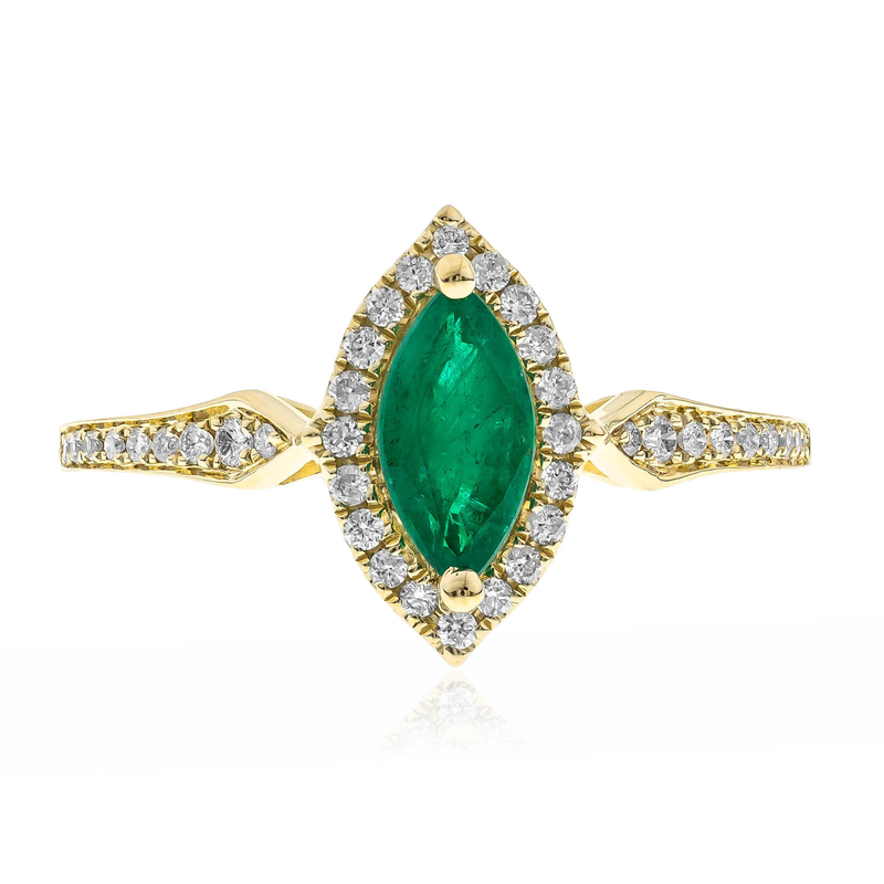 AAA-Sambia-Smaragd-Goldring (CIRARI)