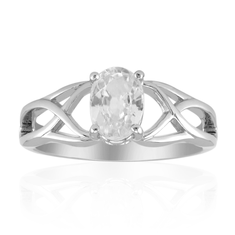 Zirkon-Silberring Zirkon-Silberring