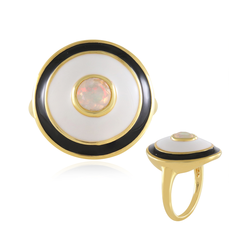 Welo-Opal-Silberring Welo-Opal-Silberring