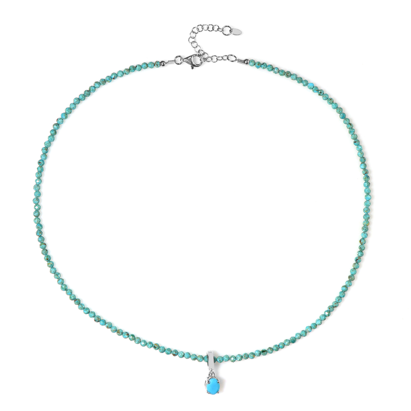 Türkis-Silberhalskette Türkis-Silberhalskette