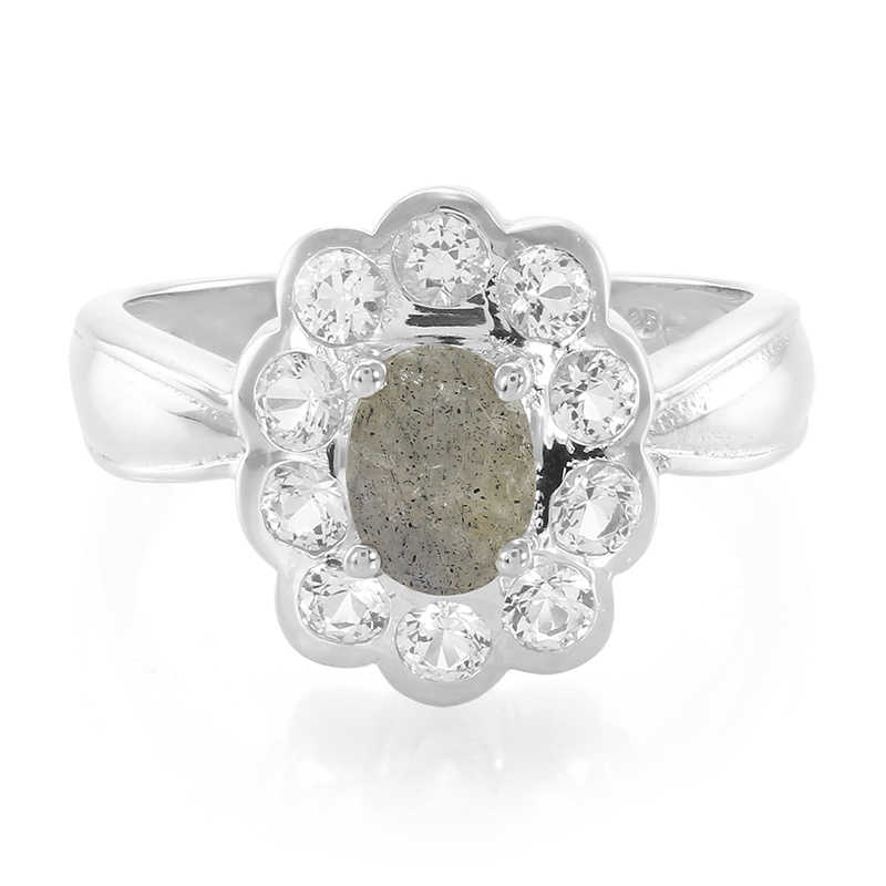 Labradorit-Silberring Labradorit-Silberring