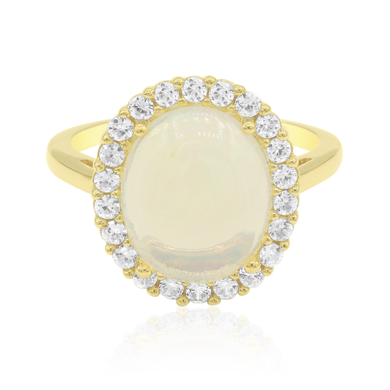 Welo-Opal-Silberring Welo-Opal-Silberring