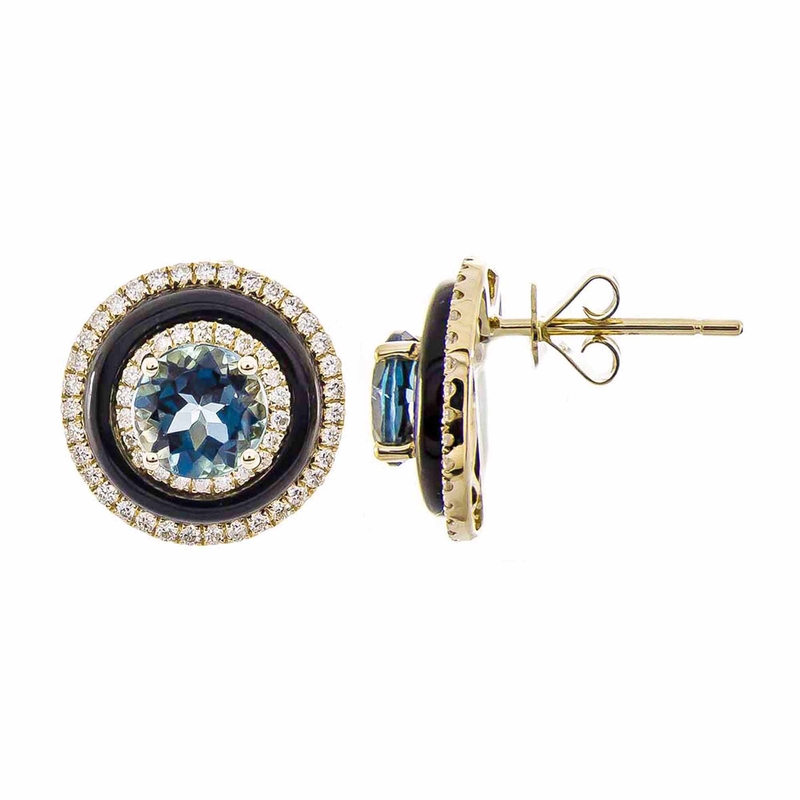 Edelstein-Goldohrringe (CIRARI)