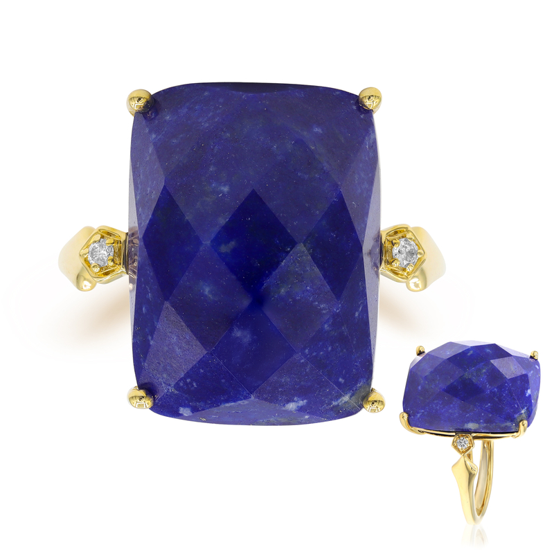Lapislazuli-Goldring