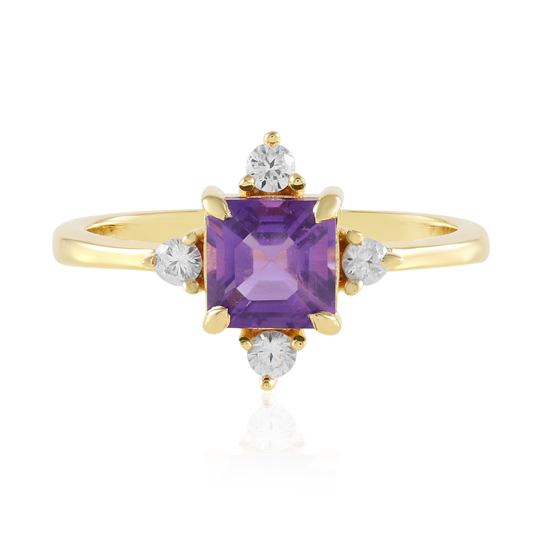 Marokkanischer Amethyst-Silberring