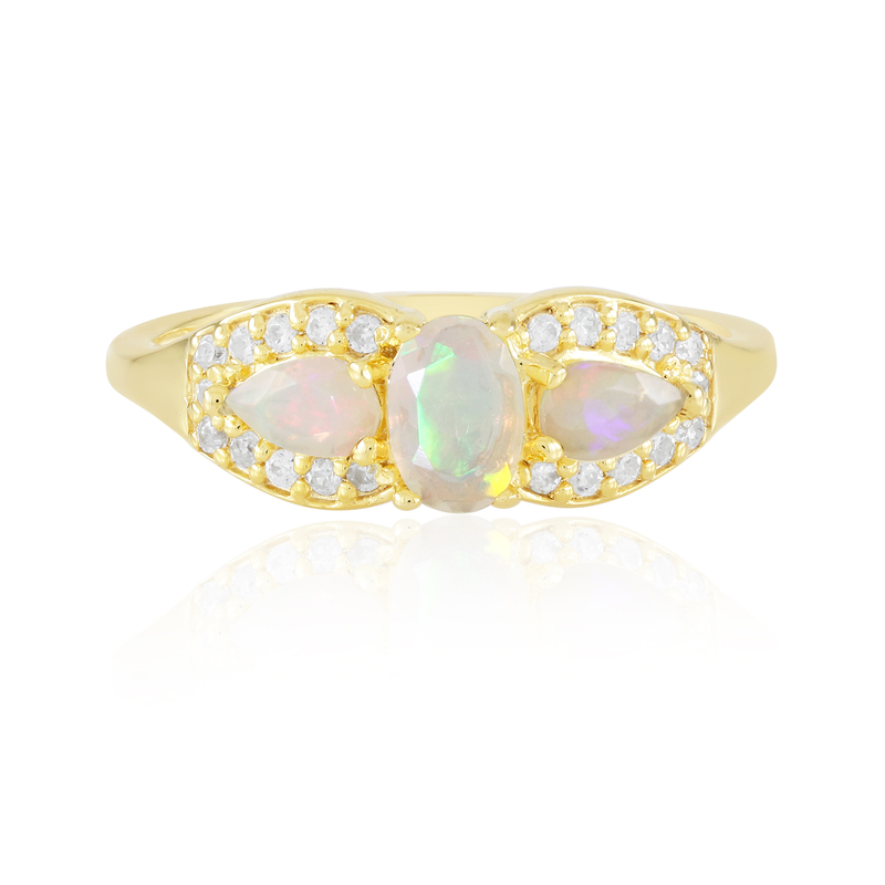 Welo-Opal-Silberring