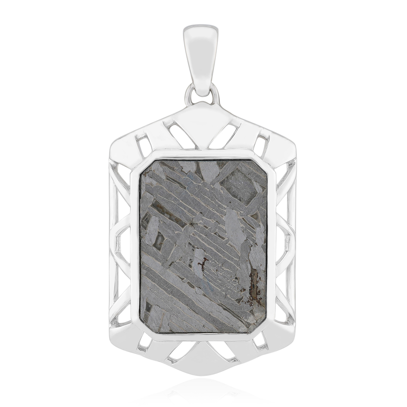 Aletai-Meteorit-Silberanhänger