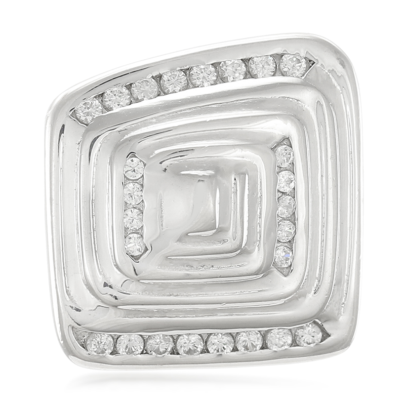 Zirkon-Silberanhänger (MONOSONO COLLECTION)