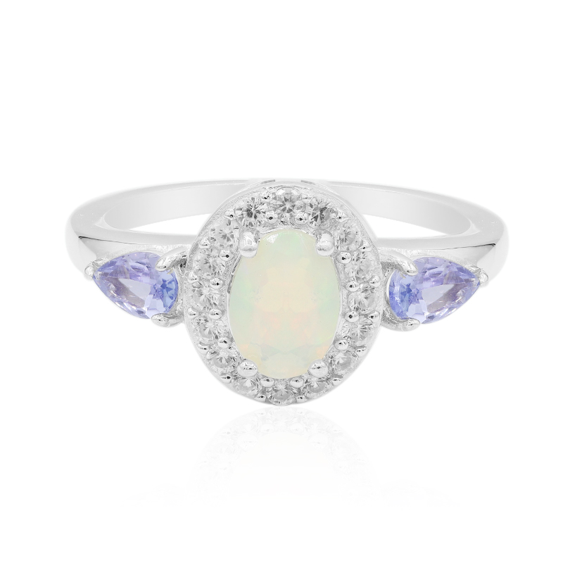 Welo-Opal-Silberring Welo-Opal-Silberring