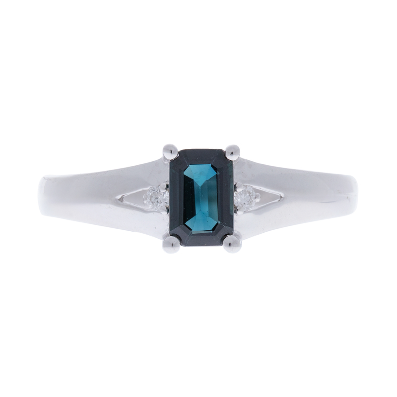 Blauer Ceylon-Saphir-Goldring