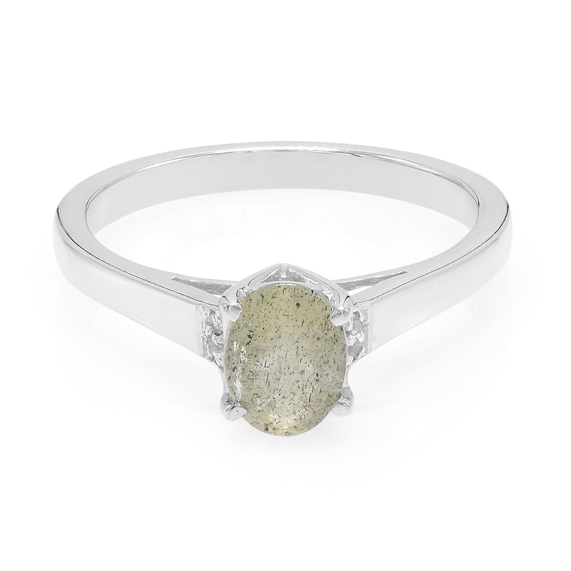 Labradorit-Silberring