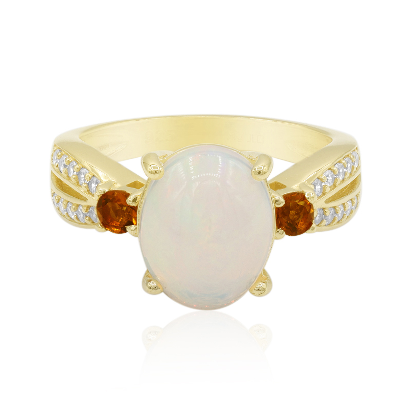 Welo-Opal-Silberring Welo-Opal-Silberring