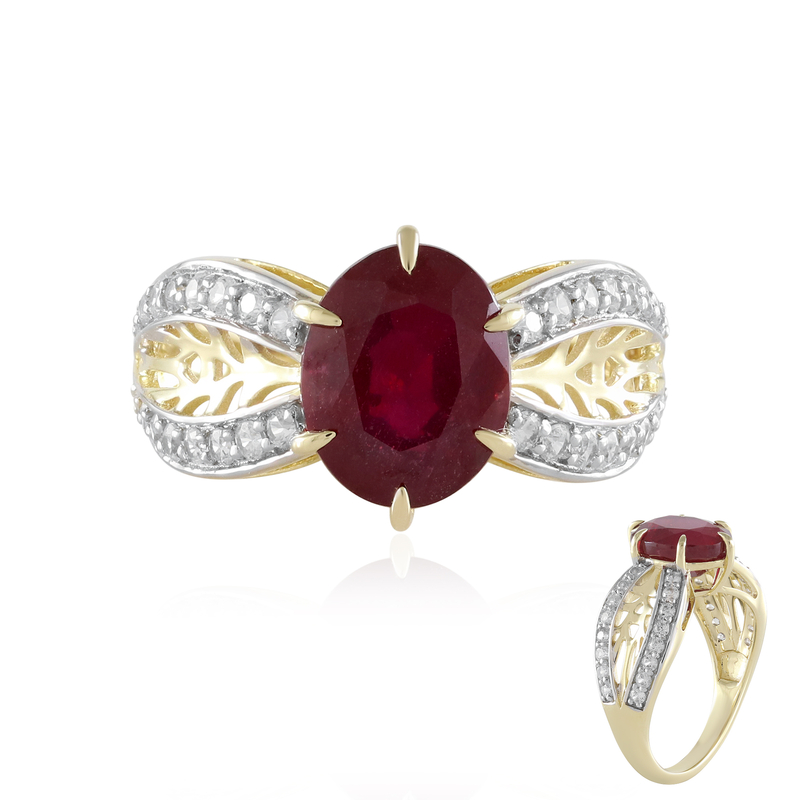 Madagaskar-Rubin-Goldring (Ornaments by de Melo) Madagaskar-Rubin-Goldring (Ornaments by de Melo)