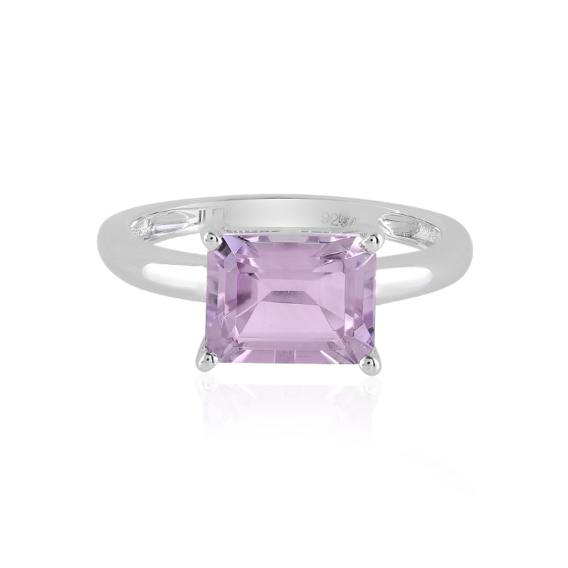 Lavendel-Amethyst-Silberring