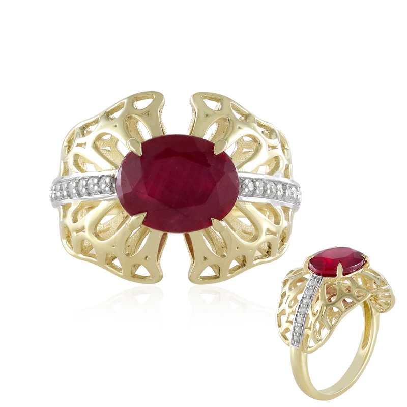 Madagaskar-Rubin-Goldring (Ornaments by de Melo) Madagaskar-Rubin-Goldring (Ornaments by de Melo)