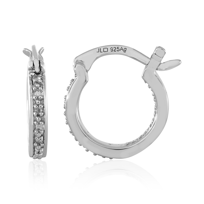 Weißer Topas-Silberohrringe Weißer Topas-Silberohrringe