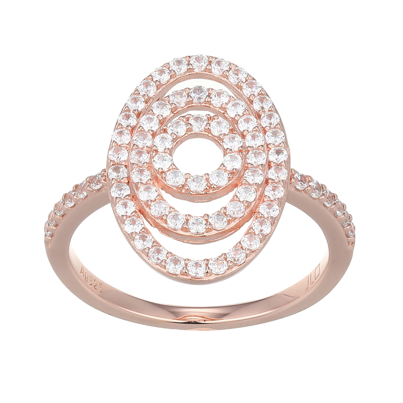 Zirkon-Silberring (Adela Silber)