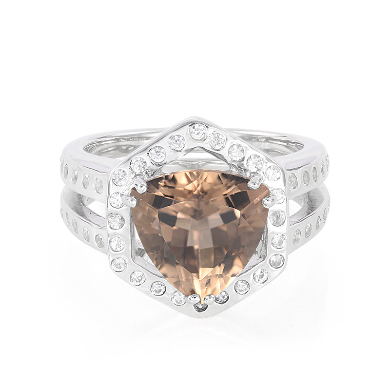 Rauchquarz-Silberring (Jahdo)