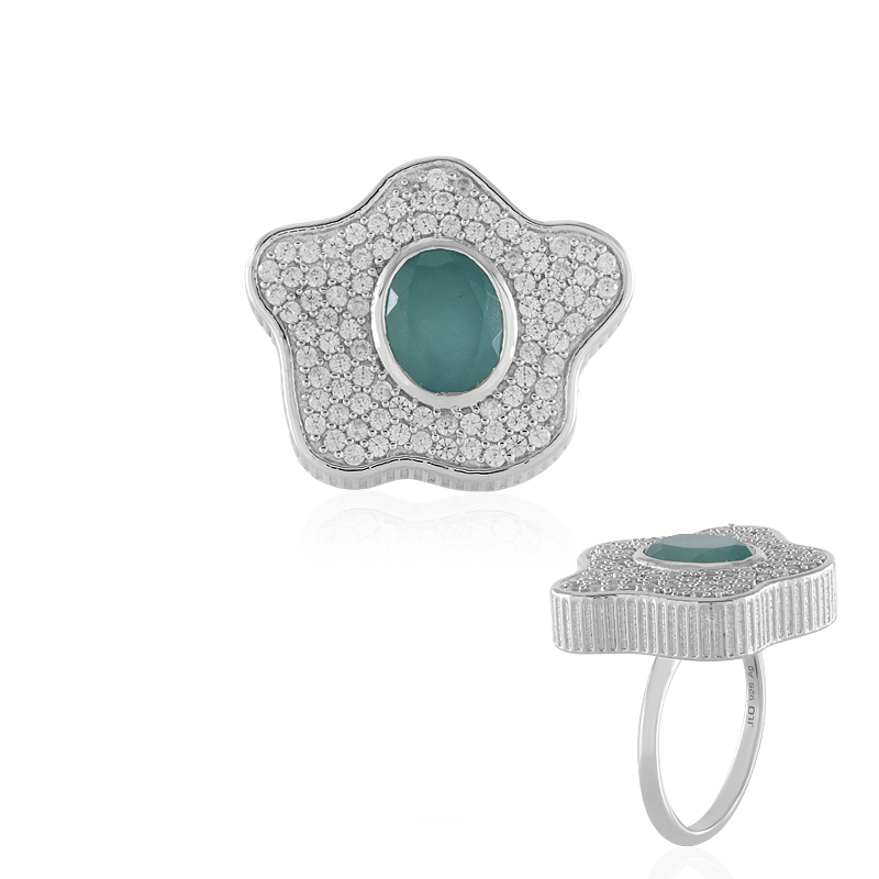 Grandidierit-Silberring (SAELOCANA)