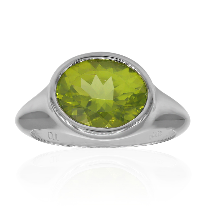Peridot-Silberring