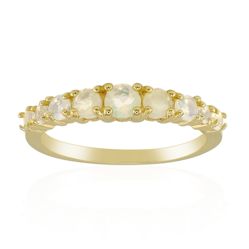 Welo-Opal-Silberring Welo-Opal-Silberring