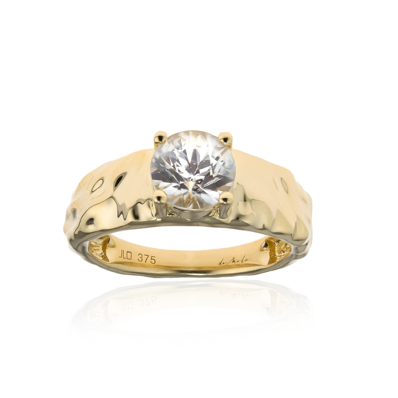 Zirkon-Goldring (de Melo)