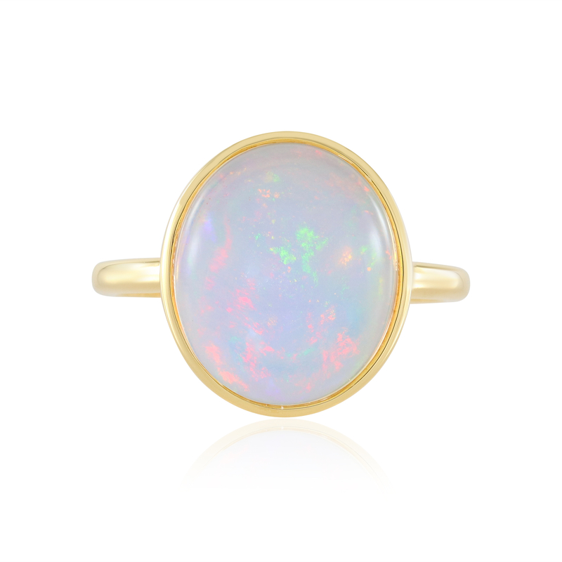 Welo-Opal-Silberring Welo-Opal-Silberring
