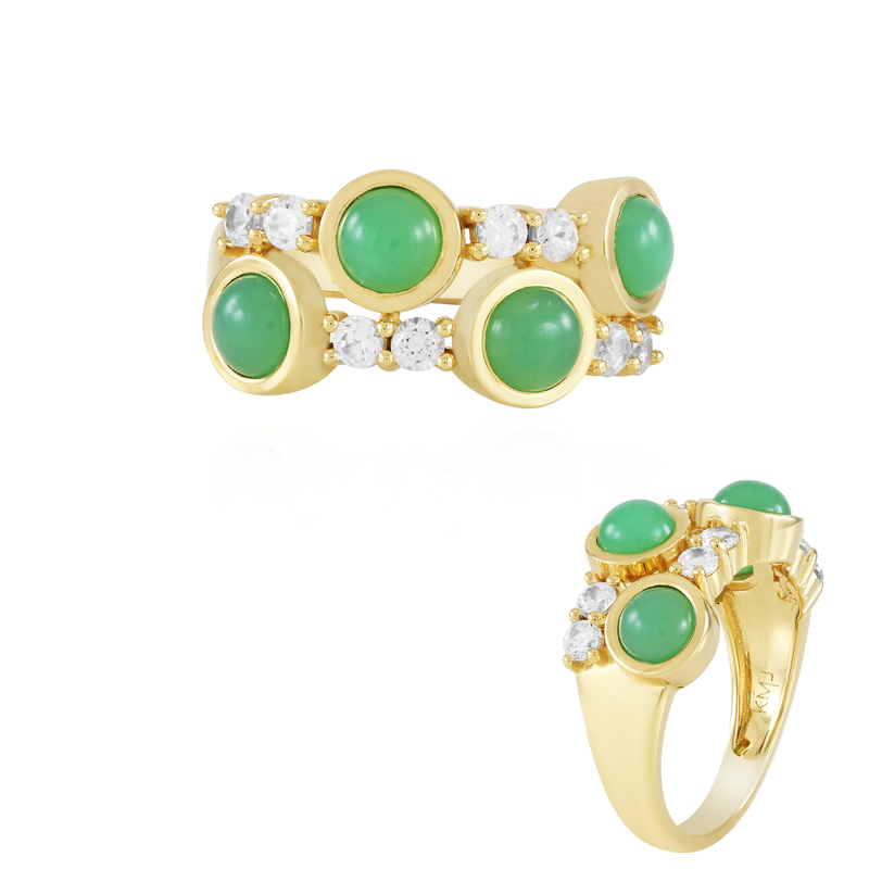 Chrysopras-Silberring (KM by Juwelo)