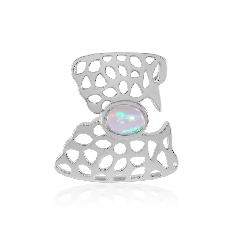 Welo-Opal-Silberanhänger (MONOSONO COLLECTION) Welo-Opal-Silberanhänger (MONOSONO COLLECTION)