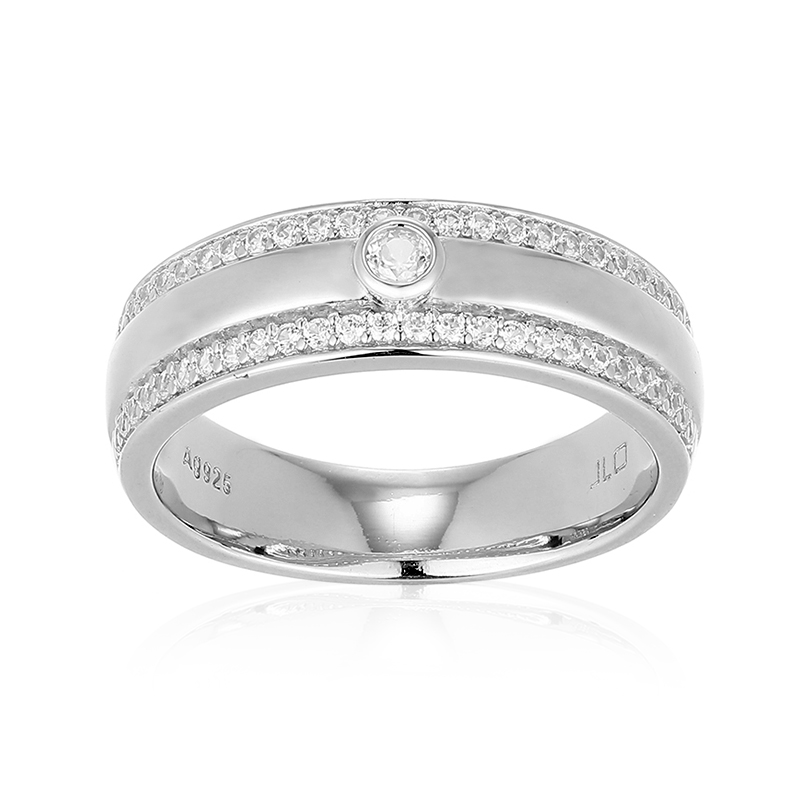 Zirkon-Silberring Zirkon-Silberring