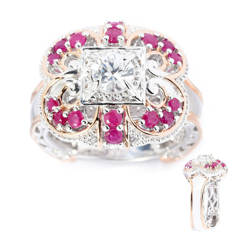 Edelstein-Silberring (Gems en Vogue)