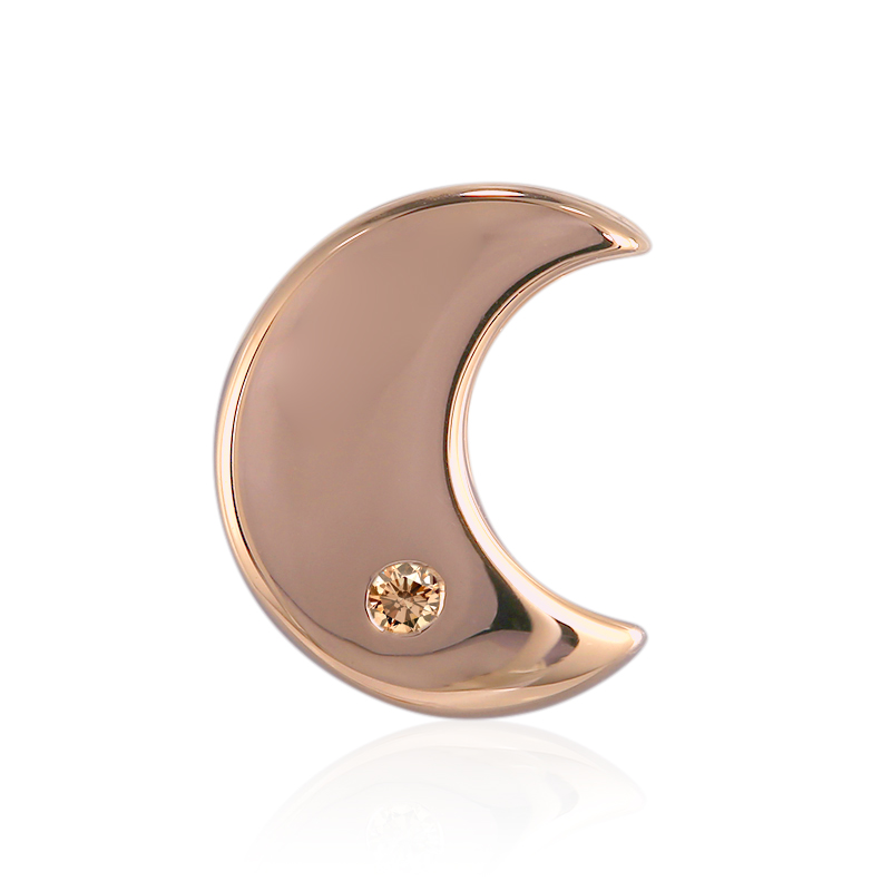 SI1 Argyle-Rose de France-Brillant-Goldanhänger (Annette)