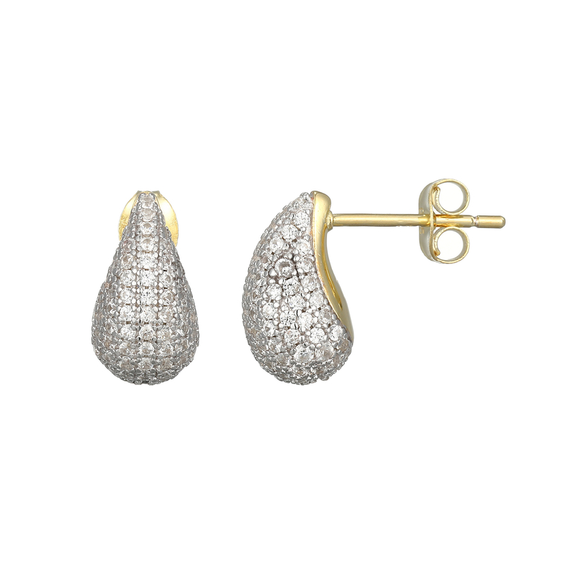 Zirkon-Silberohrringe (Adela Silber)