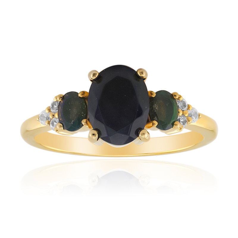 Mezezo-Opal-Silberring