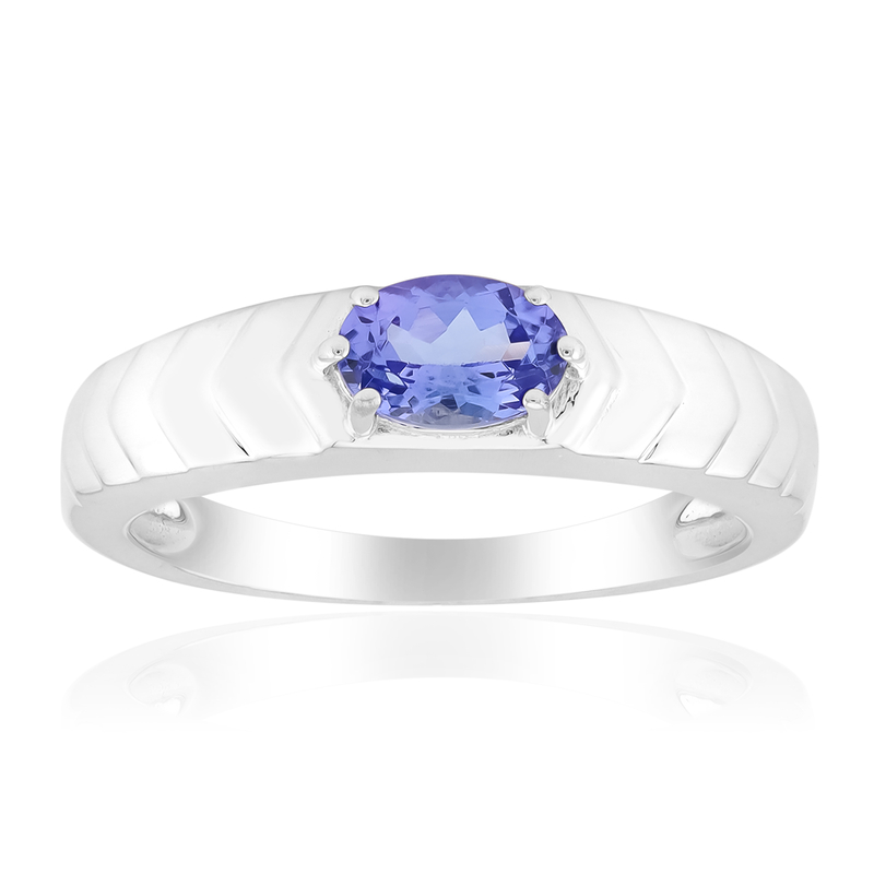 Tansanit-Silberring (Pallanova)