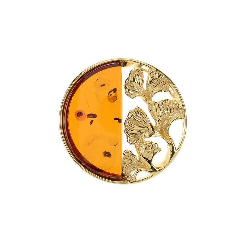 Baltischer Bernstein-Silberanhänger (dagen)