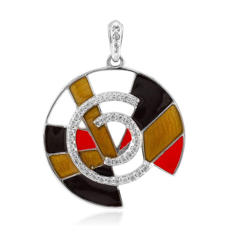 Zirkon-Silberanhänger (SAELOCANA)